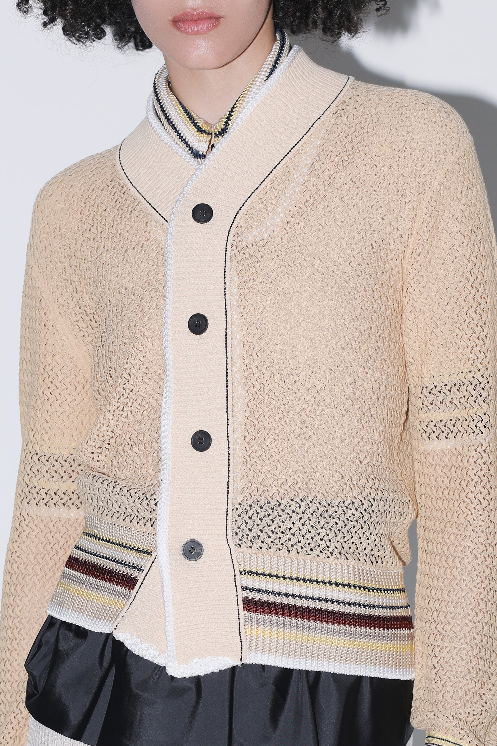 LACE KNIT CARDIGAN – TOGA ONLINE STORE