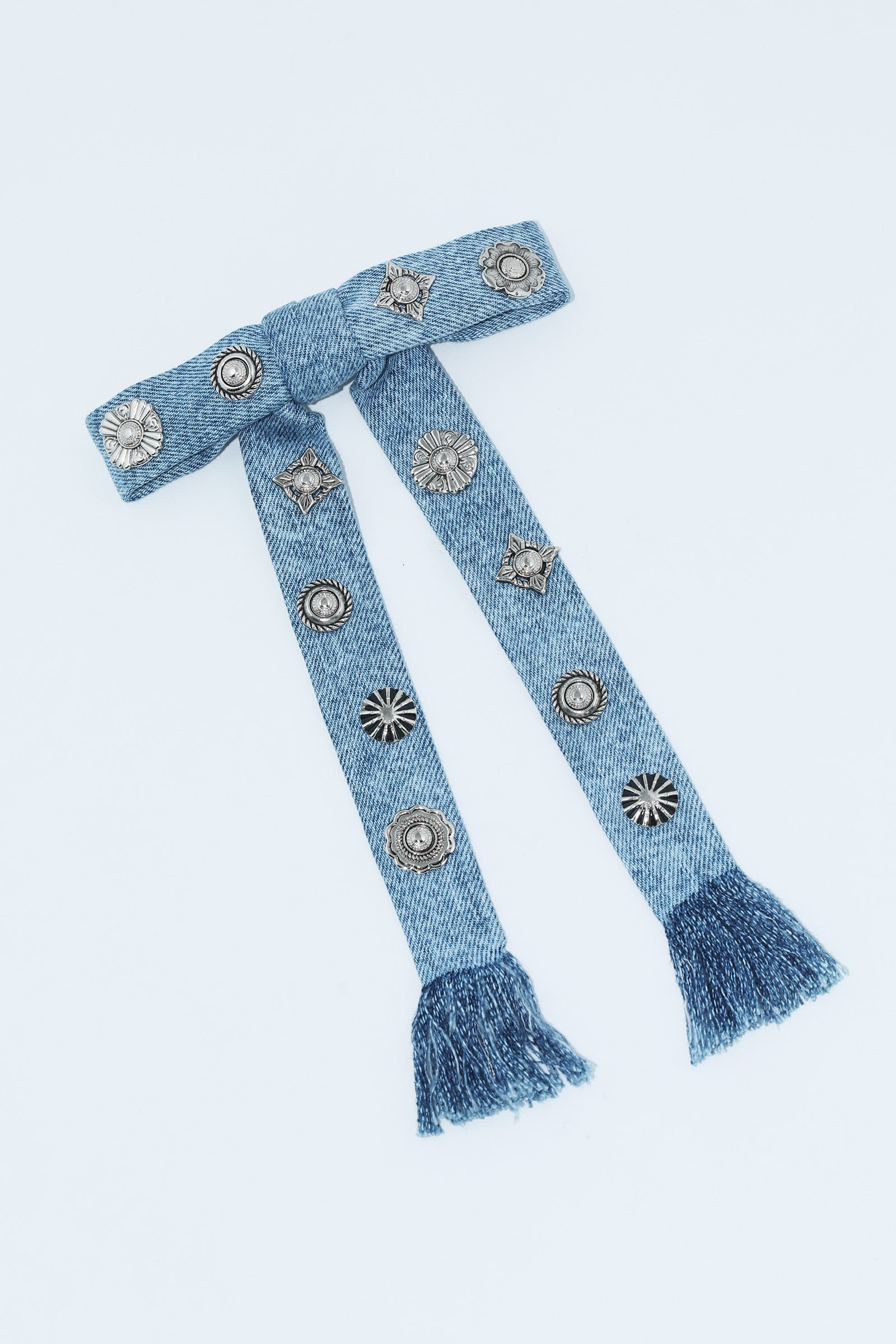 DENIM RIBBON TIE