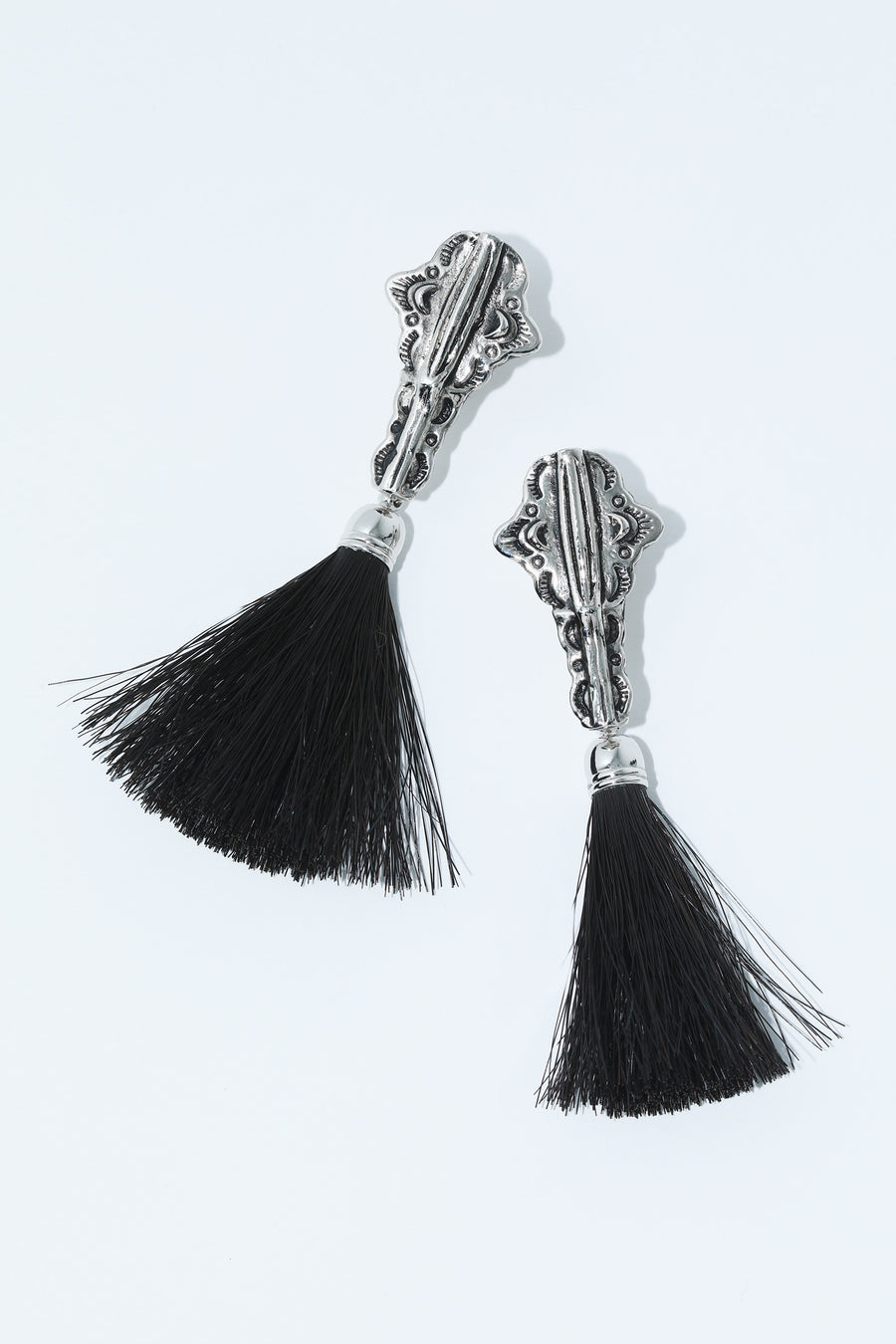 METAL FRINGE EARRINGS