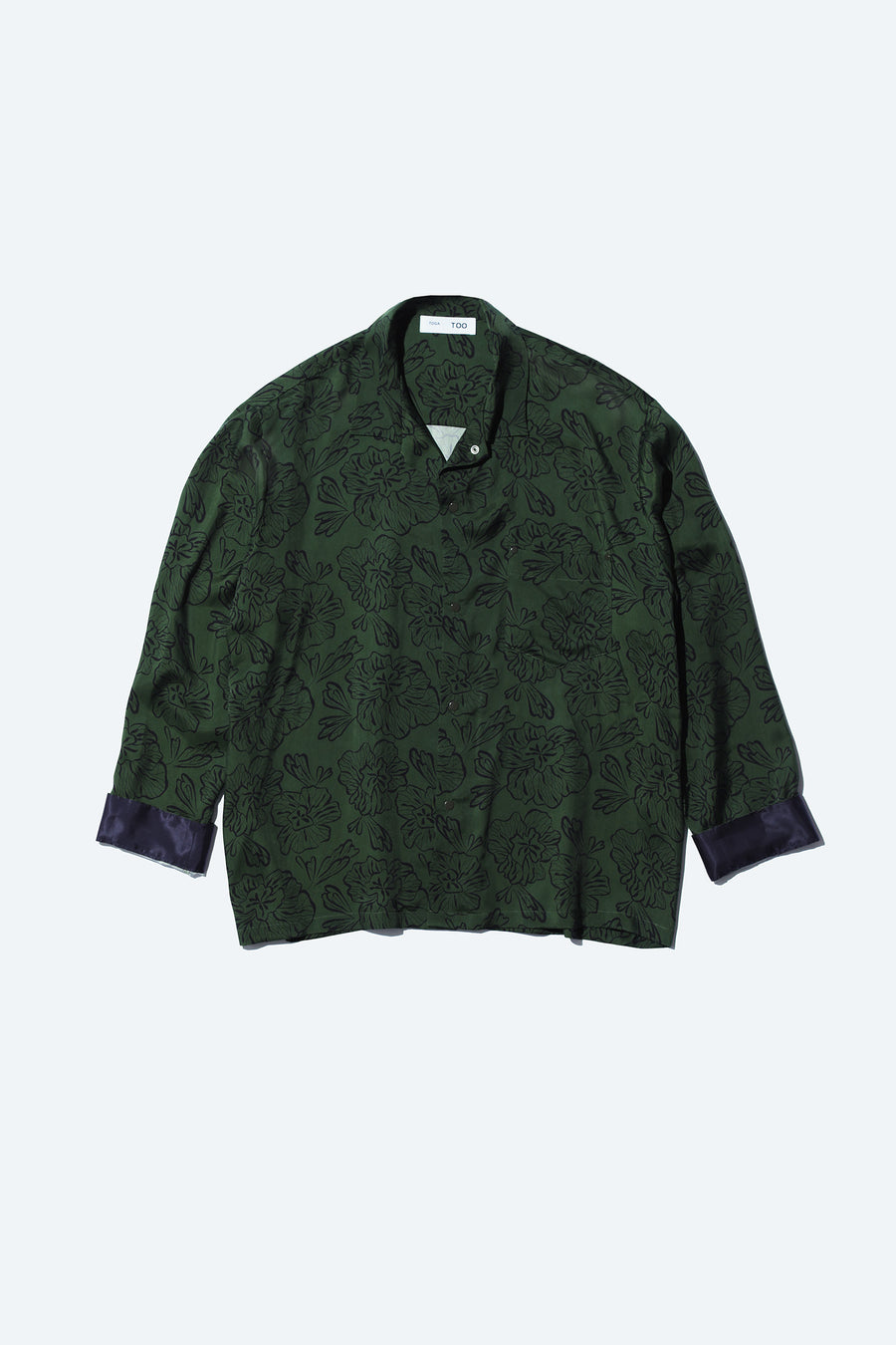 爆買い安いToga Inner Print Shirt (green) 40 トップス
