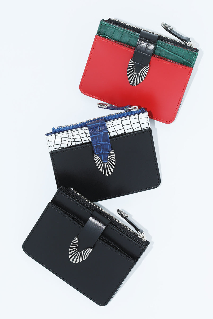 小物 TOGA PULLA Leather wallet Future Present - TOGA PULLA | LEATHER WALLET STUDS
