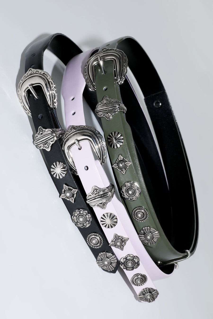 MOTIF LEATHER BELT