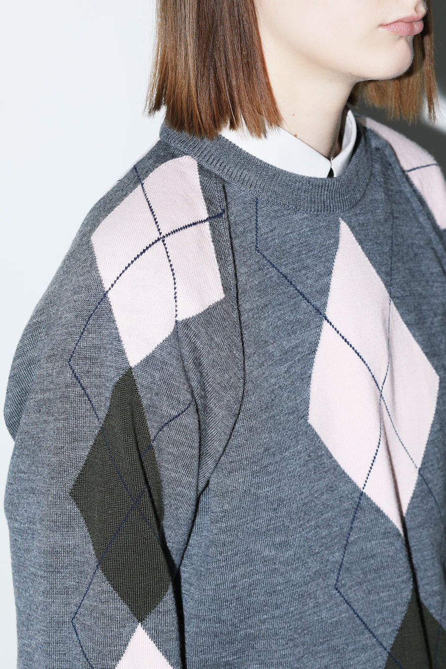 ARGYLE KNIT PULLOVER – TOGA ONLINE STORE