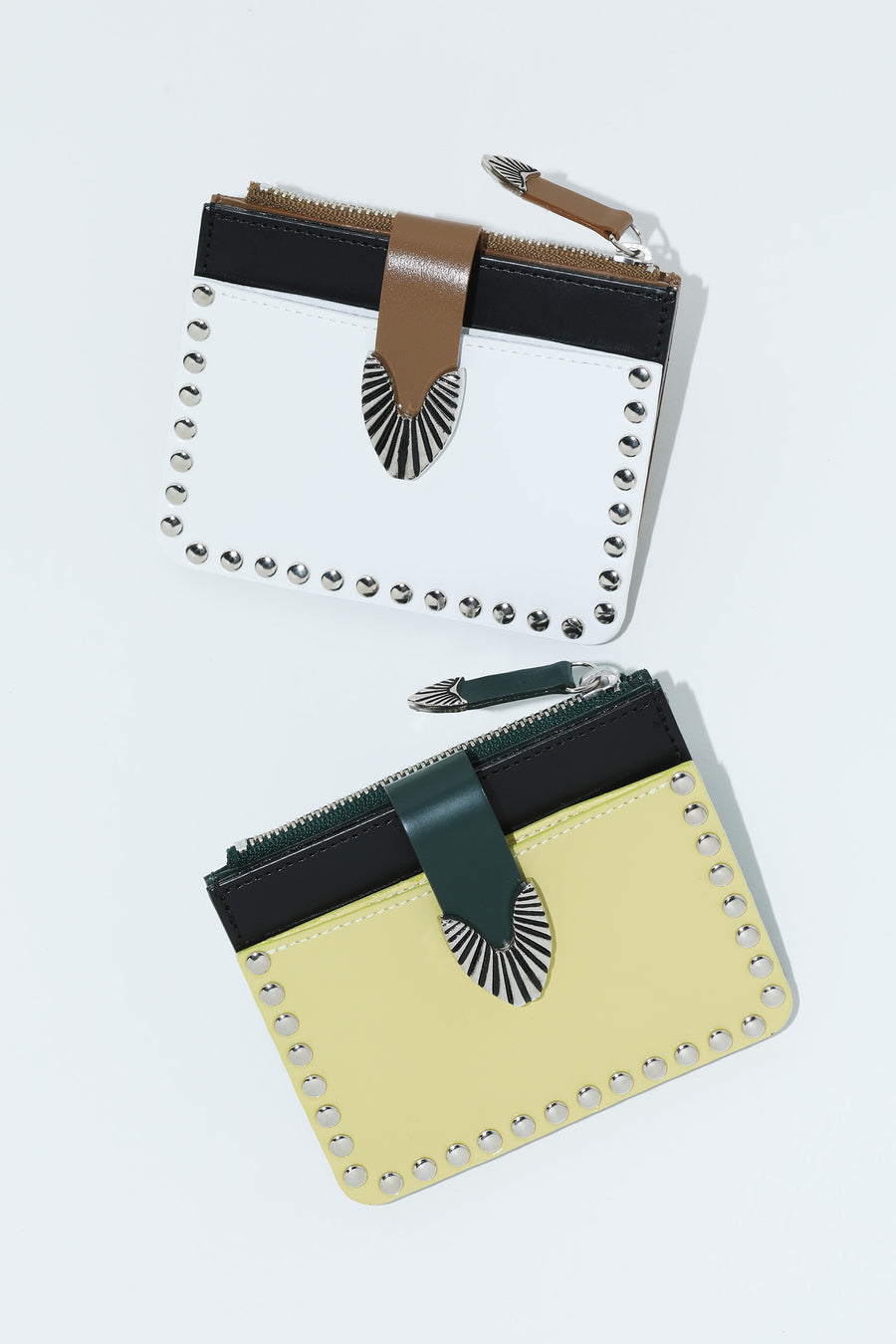 TOGA PULLA   Leather Wallet Studs